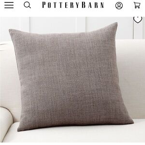 Pottery Barn Belgian Linen Pillow Cover Set of two